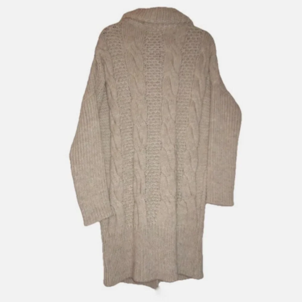 Paola Manfredi Long Cable Knit Sweater